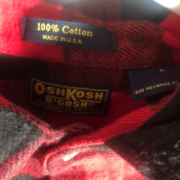 Men’s Y2k fall Buffalo plaid western USA button down shacket flannel shirt - Picture 5 of 11